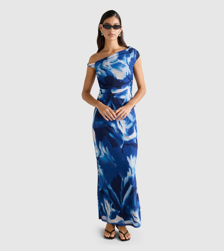 فورايفر نيو Mia Mesh Maxi Skirt